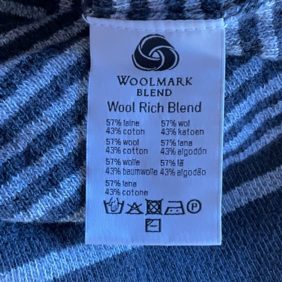 LACOSTE Granite/Brume Wool Blend Tunic Dress in Size 10, NWT - Picture 10 of 15